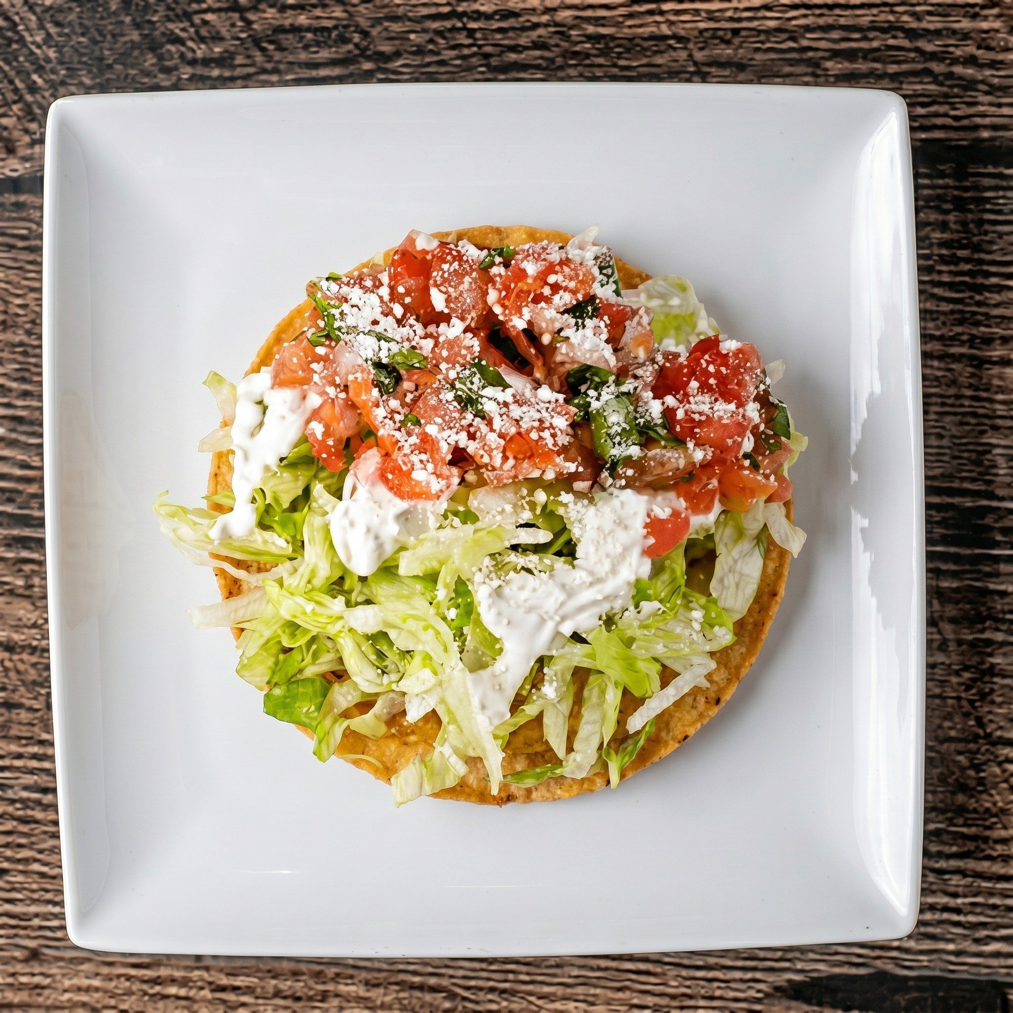 Tostada Shrimp.